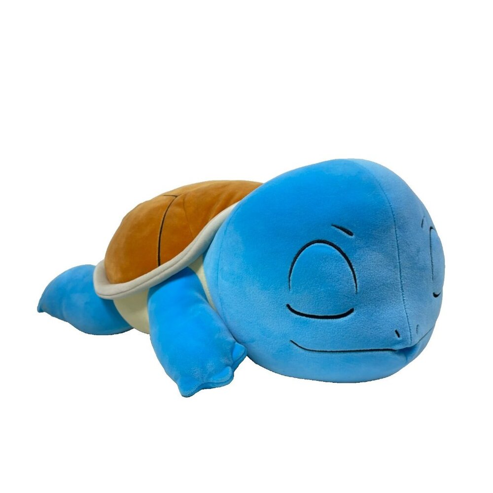 Pokemon SQUIRTAL 14" Sleeping Plush Buddy Jazwares DAMAGED